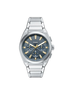 Fossil Годинник Fossil Everett FS6154 Срібний