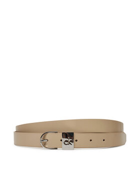 Calvin Klein Cintura da donna Calvin Klein Ck Loop Rnd Buckle 2.5_Smooth K60K612936 Beige