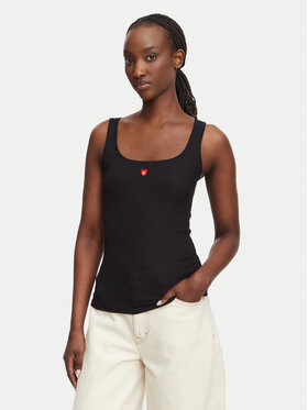HUGO HUGO Top Heart 50566824 Negro Regular Fit
