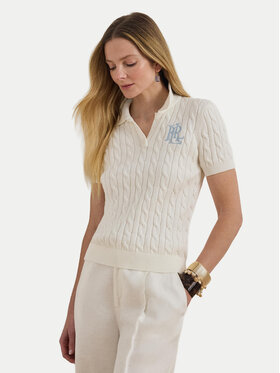 LAUREN RALPH LAUREN LAUREN RALPH LAUREN Поло 200932224016 Білий Slim Fit