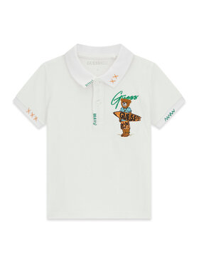 Guess Guess Polo N6GP01 K9WF4 Blanco Regular Fit