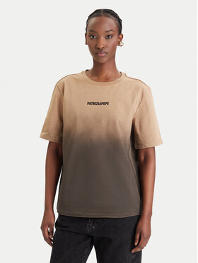 Patrizia Pepe Patrizia Pepe T-shirt 8M1828/J366-FG71 Smeđa Relaxed Fit