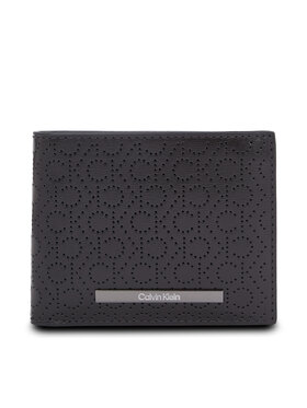 Calvin Klein Peňaženka Calvin Klein Modern Bar Bifold 6Cc W/Bill K50K511834 Čierna