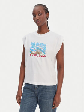 JOOP! Jeans JOOP! Jeans Футболка Tosha 30102133 Білий Regular Fit