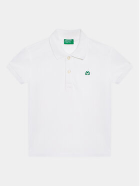 United Colors Of Benetton United Colors Of Benetton Поло 3089G3008 Білий Regular Fit