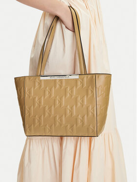 KARL LAGERFELD Ročna torba KARL LAGERFELD A2W30026 Rjava