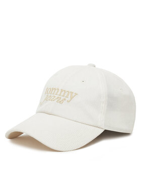 Tommy Jeans Șapcă Tommy Jeans Script AW0AW17908 Écru