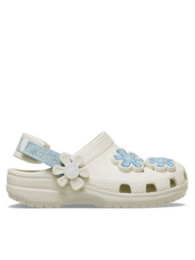 Crocs Шльопанці Crocs Clsc Dnm Flwr Adj BackstrapCgT 212512 Сірий