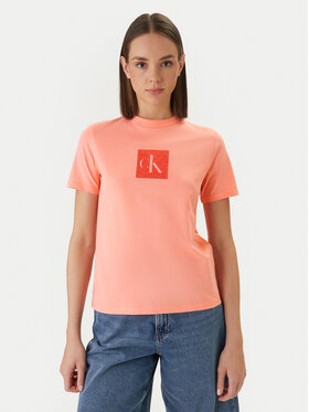 Calvin Klein Jeans Calvin Klein Jeans Camiseta LV047F819G Naranja Classic Fit