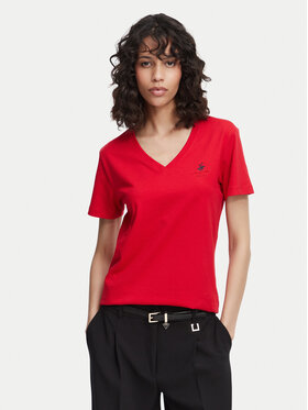 Beverly Hills Polo Club Beverly Hills Polo Club Camiseta P-SS26W-TS516518 Rojo Regular Fit