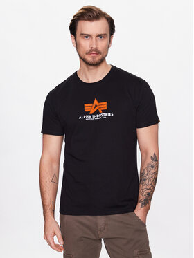 Alpha Industries Alpha Industries Футболка Basic 100501RB Чорний Regular Fit