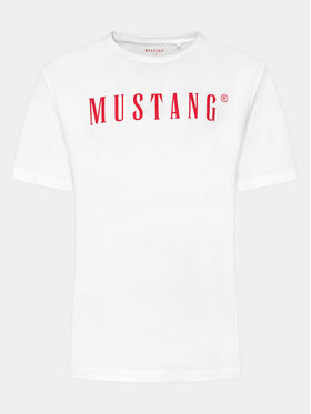 Mustang Mustang T-Shirt Austin 1014695 Λευκό Regular Fit