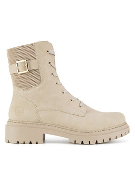 Rieker Šnurovacia obuv Rieker 72631-62 Béžová