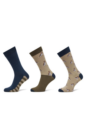 Barbour Garās zeķes Barbour Beagle Dog MGS0070BE31 Bēšs