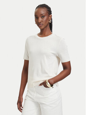 Patrizia Pepe Patrizia Pepe Camiseta 2M4542/J419-W417 Crema Regular Fit