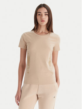 EA7 Emporio Armani EA7 Emporio Armani Camiseta 7W000521 AF12503 U1046 Beis Regular Fit