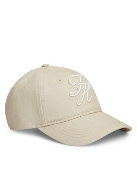 Tommy Hilfiger Kšiltovka Tommy Hilfiger Logo Embroidery Baseball Cap AW0AW18338 Béžová