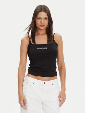 Guess Guess Топ V5GP22 J1314 Чорний Regular Fit