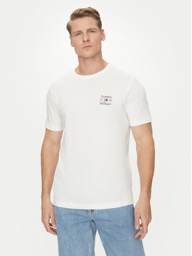 Tommy Hilfiger Tommy Hilfiger Camiseta Stack MW0MW38622 Blanco Regular Fit
