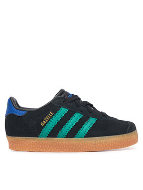 adidas Снікерcи adidas Gazelle Comfort Closure Elastic Lace KI7139 Чорний