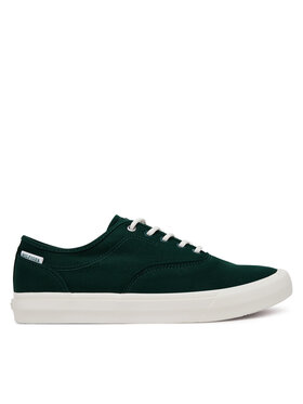 Tommy Hilfiger Гуменки Tommy Hilfiger Th Hi Vulc Low Oxford Twill FM0FM05400 Зелен