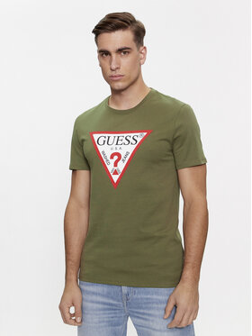 Guess Guess Футболка Logo M2YI71 I3Z14 Зелений Slim Fit