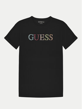 Guess Guess Majica J5GI38 J1314 Črna Regular Fit