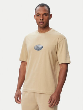 HUGO HUGO Camiseta Nadero 50566032 Beis Regular Fit