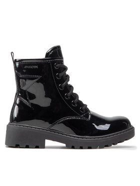 Geox Schnürstiefeletten Geox J Casey G. G J9420G 000HH C9999 S Schwarz