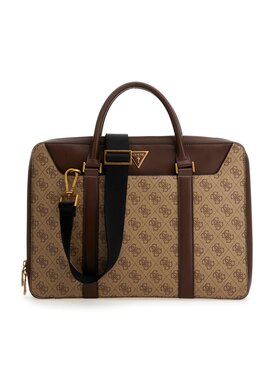 Guess Brašna na notebook Guess Vezzola Smart HMEVZL P3138 Béžová