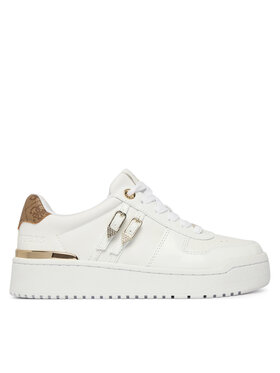 Guess Sneakersy Guess FLFMAG ELE12 Biela