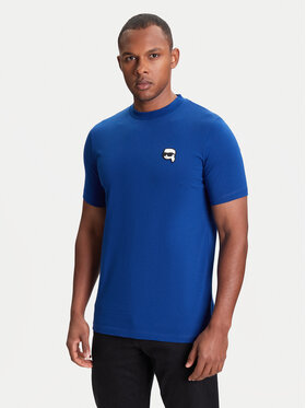 KARL LAGERFELD KARL LAGERFELD Majica 755710 553224 Modra Slim Fit