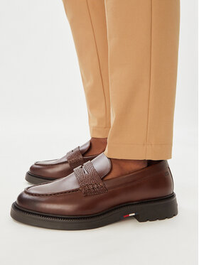 Tommy Hilfiger Loaferice Tommy Hilfiger Corporate Casual FM0FM05968 Smeđa