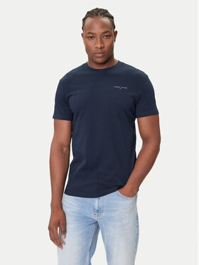 Tommy Jeans Tommy Jeans T-Shirt Linear Chest DM0DM21780 Dunkelblau Slim Fit