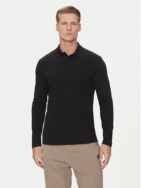BOSS BOSS Pólóing Plisy 50536609 Fekete Regular Fit