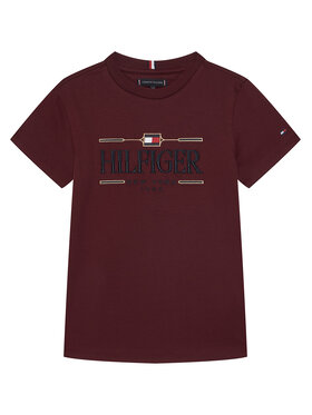 Tommy Hilfiger Tommy Hilfiger Camiseta Icons KB0KB10360 Guinda/burdeos Regular Fit
