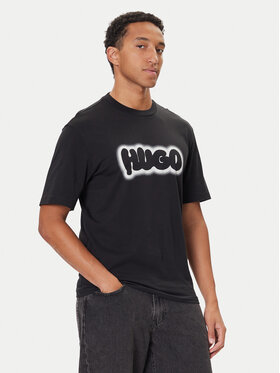 HUGO HUGO Camiseta Nulibax 50549155 Negro Regular Fit