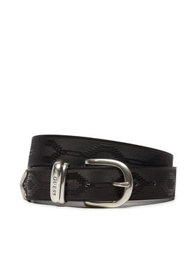Guess Vīriešu josta Guess Designed Folk Belt M4BZ32 L0VH0 Melns