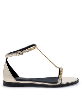 Eva Minge Sandále Eva Minge ALBINA-F50-298-1 Zlatá