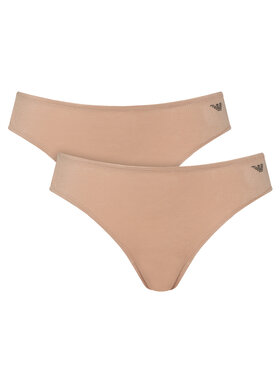 Emporio Armani Underwear Emporio Armani Underwear Conjunto de bragas brasileñas EW005512 AF25571 U4134 Beige claro