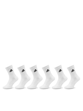 adidas Dlhé ponožky adidas Cushioned Sportswear Crew Socks 6 Pairs HT3453 Biela