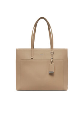 Calvin Klein Kabelka Calvin Klein Ck Must Medium Shopper W/Pocket K60K613019 Béžová