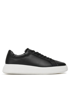Calvin Klein Sneakersy Calvin Klein Low Top Lace Up Lth HM0HM01016 Czarny