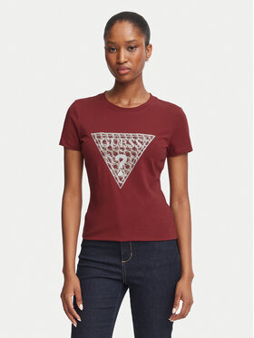 Guess Guess Футболка W6BI61 K7948 Бордовий Regular Fit