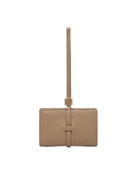 Calvin Klein Cartera Calvin Klein Emblem Hw Pebble Wallet On Strap LV04F1130G Beis