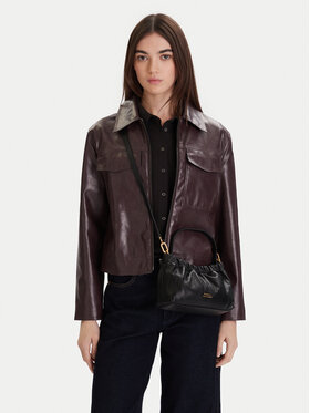 Tommy Hilfiger Handtasche Tommy Hilfiger Soft Leather Mini Crossover AW0AW18306 Schwarz