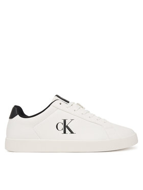 Calvin Klein Sneakers Calvin Klein 3 Cupsole Derby Pu Smo HM0HM02458 Alb