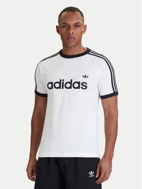 adidas adidas Camiseta 3-Stripes Ringer KF0418 Blanco Slim Fit