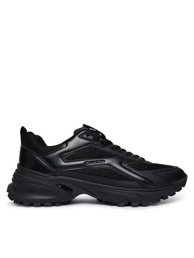 Calvin Klein Sneakersy Calvin Klein Hike Runner Ckstripe Met Mix Mat HM0HM02341 Čierna