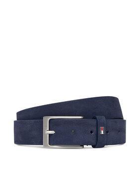 Tommy Hilfiger Pasek Tommy Hilfiger Layton 3.5 Nubuck AM0AM15047 Granatowy